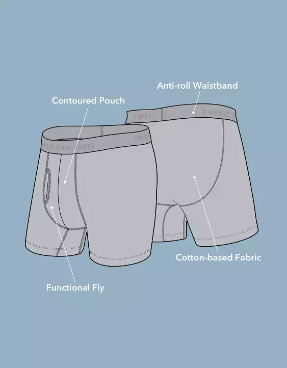 AEO Men's Striped 6" Classic Boxer Brief - Image 5