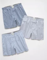 AEO Men's Stretch Boxer Short 3-Pack