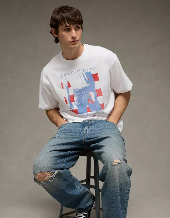 AE Boxy Bruce Springsteen Graphic T-Shirt - Image 5
