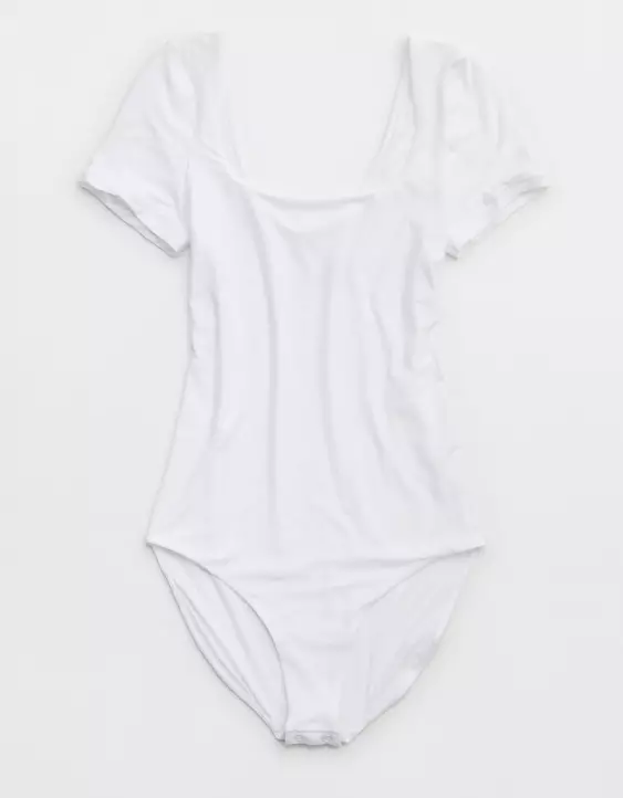 SMOOTHEZ Short Sleeve Square Neck Bodysuit - Image 4