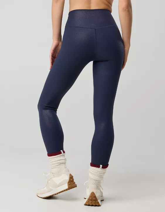 OFFLINE By Aerie Real Me XTRA Rib Foil Legging - Image 3