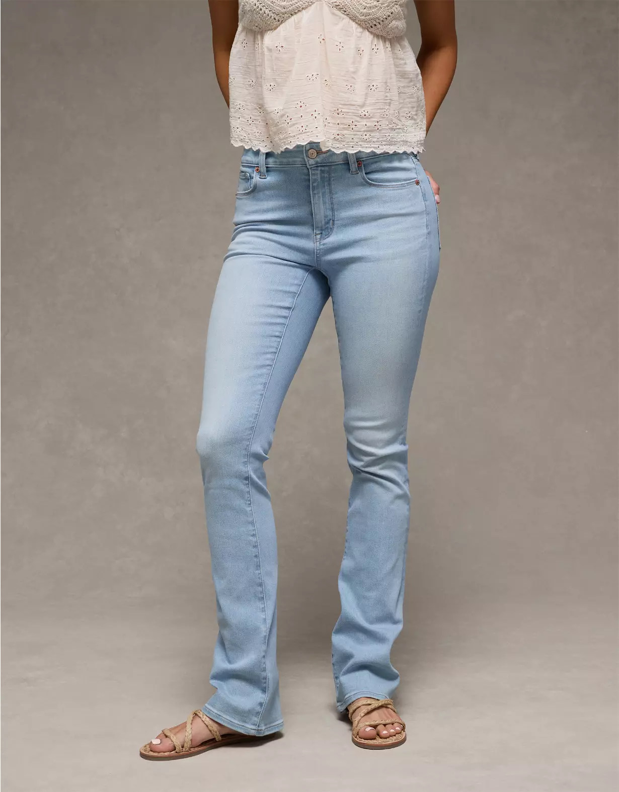 AE Next Level High-Waisted Skinny Kick Jean