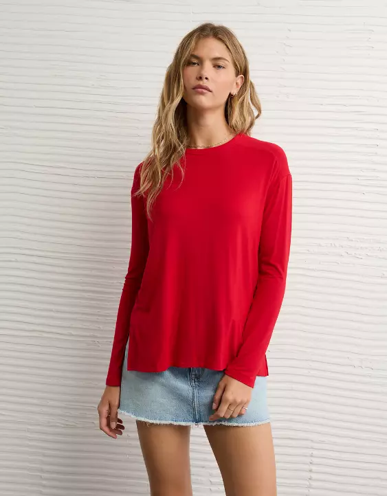 AE Soft & Sexy Long Sleeve T-Shirt - Image 6
