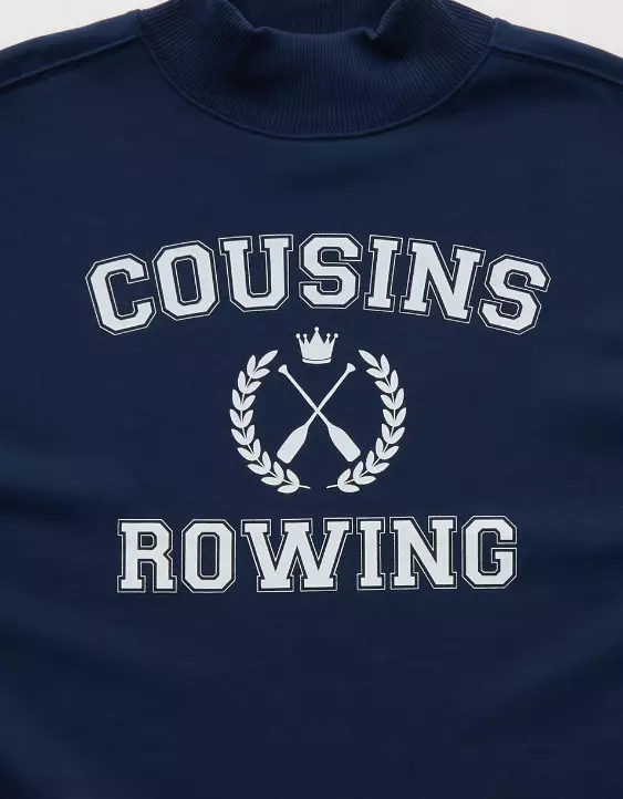 AE x The Summer I Turned Pretty Mock Neck Sweatshirt - Image 6