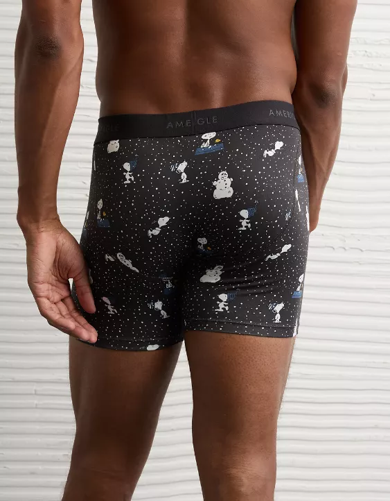 AEO Men's Snoopy Snowstorm 6" Classic Boxer Brief - Image 2