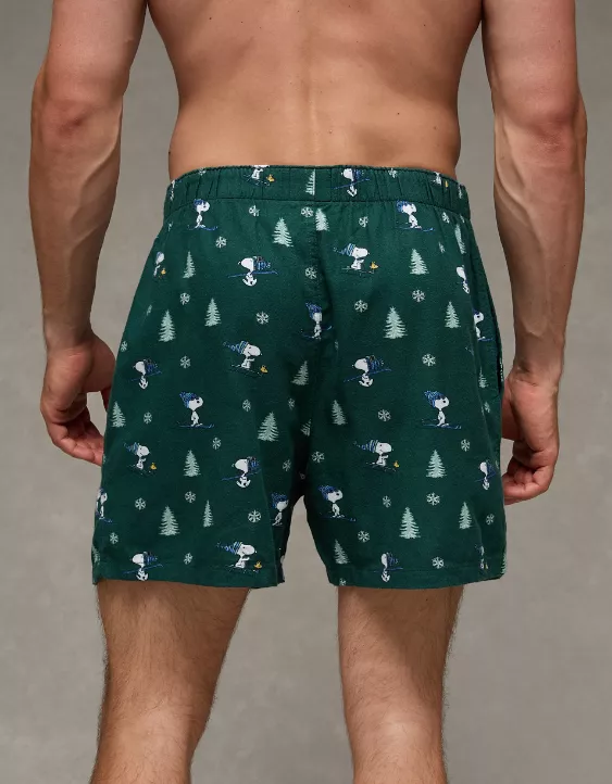AEO Peanuts Flannel Pocket Boxer Short - Image 2