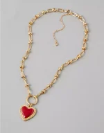 AE Red Heart Necklace