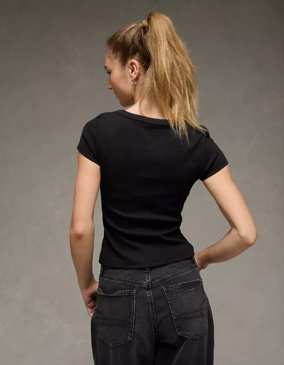 AE Scoop Neck Baby Tee - Image 2