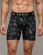 AEO Men's Neon 6" Flex Boxer Brief