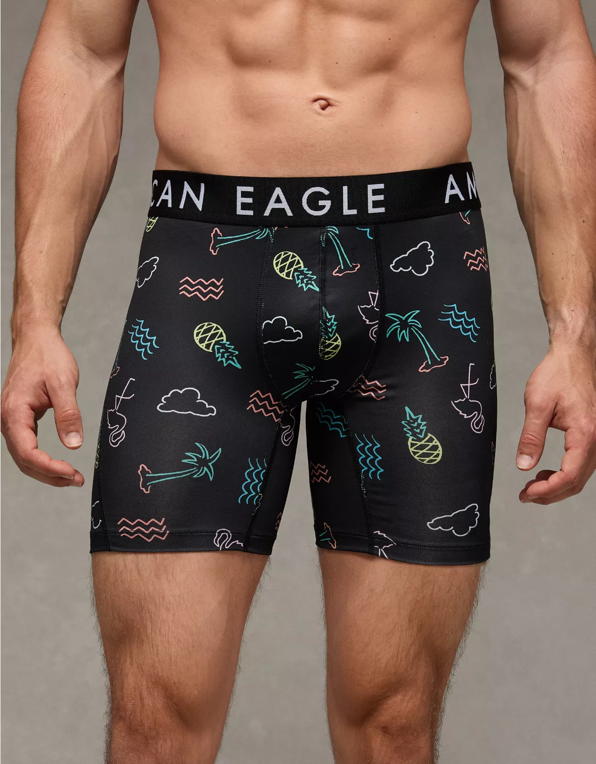 AEO Men's Neon 6" Flex Boxer Brief