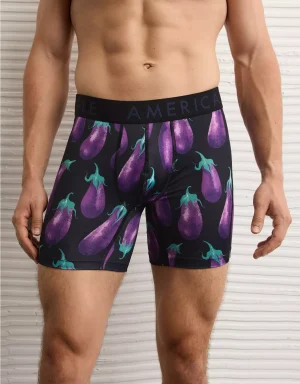 AEO Men's Eggplants 6" Flex Boxer Brief