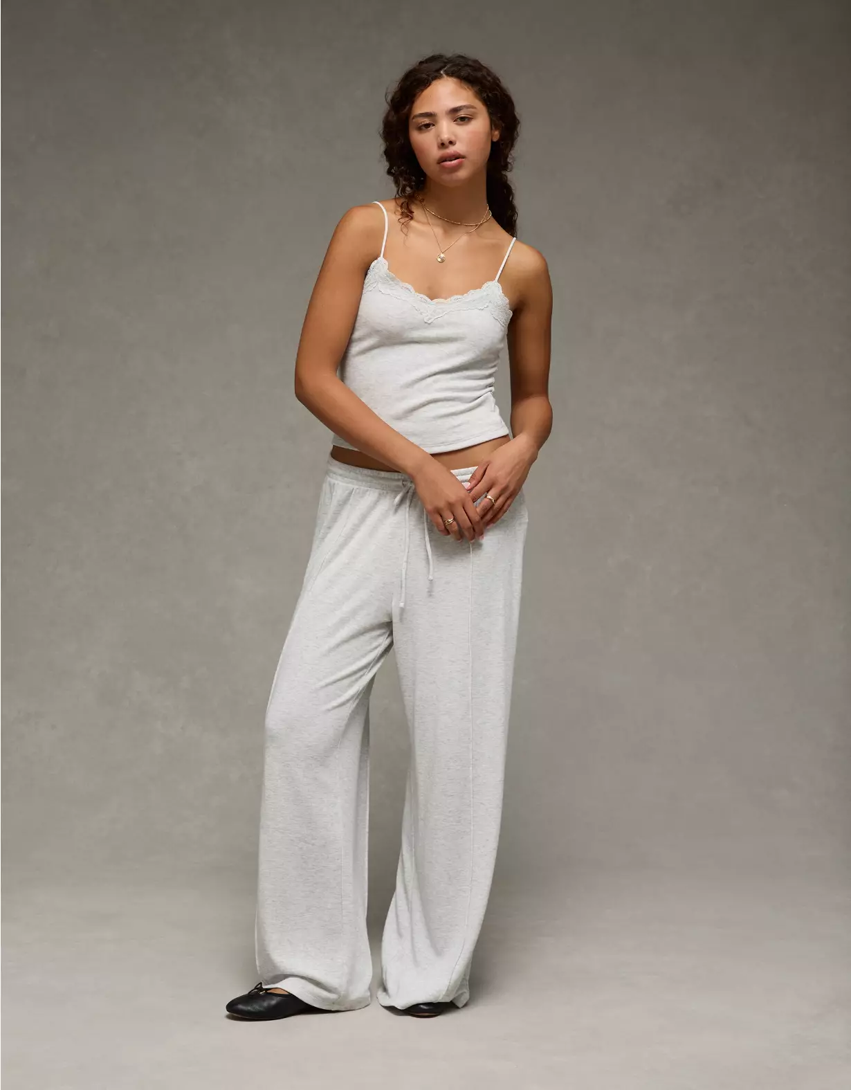 AE Lace Trim Lounge Set