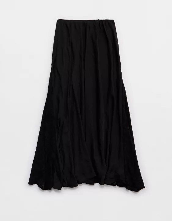 Aerie Satin Maxi Skirt - Image 4