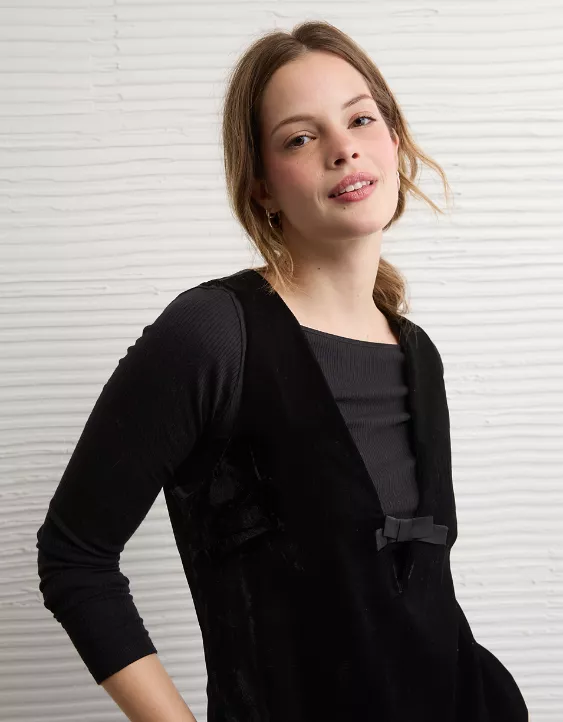 AE Velvet Mini Dress - Image 5