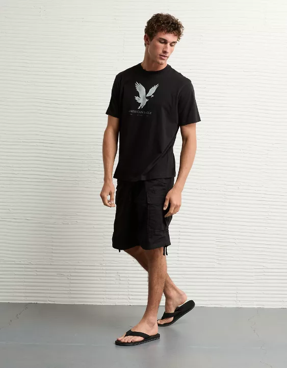 AE Lightweight Icon Logo Graphic T-Shirt - Image 4