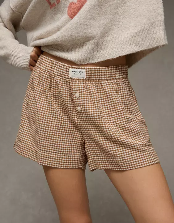 AE Flannel Boxer Sleep Short - Image 6