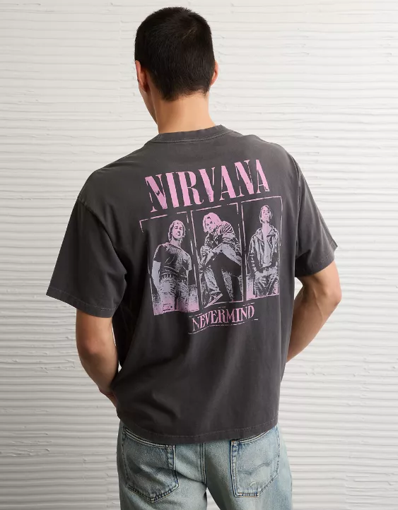AE Boxy Nirvana Graphic T-Shirt - Image 2