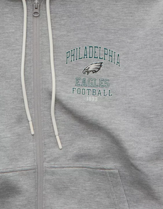 NFL Philadelphia Eagles Graphic Zip-Up Hoodie - Image 6