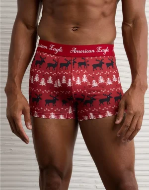 AEO Men's Festive 4" Flex Boxer Brief