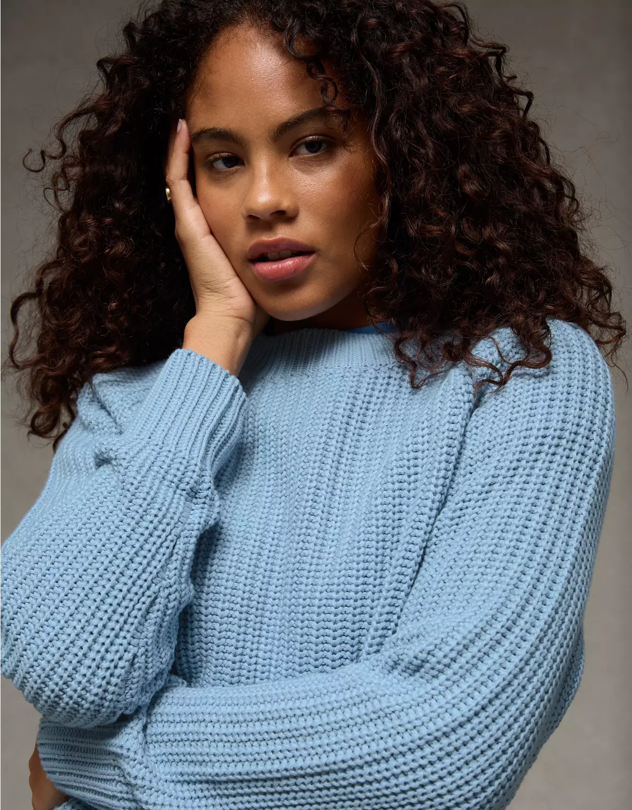 AE Crew Neck Raglan Sweater