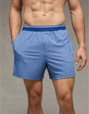 AEO Men's Spritz Ultra Soft Pocket Boxer Short