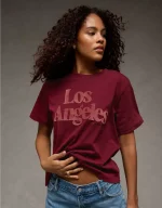 AE Los Angeles Velvet Graphic T-Shirt