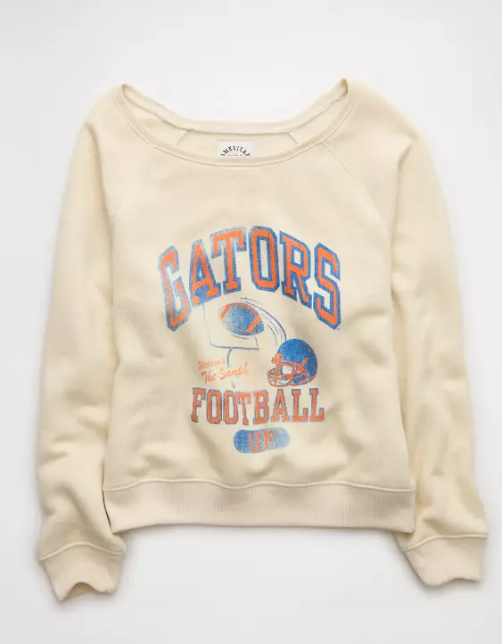 AE Florida Gators Graphic Off The Shoulder Sweatshirt - Image 3