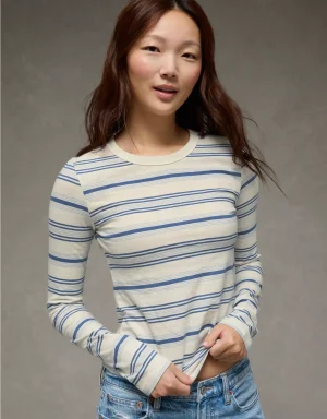 AE Long Sleeve Hey Baby Tee