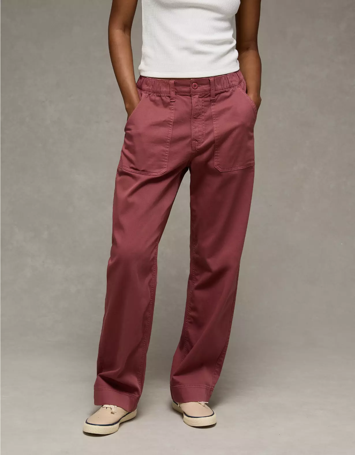 AE Stretch Low-Rise Baggy Utility Pant