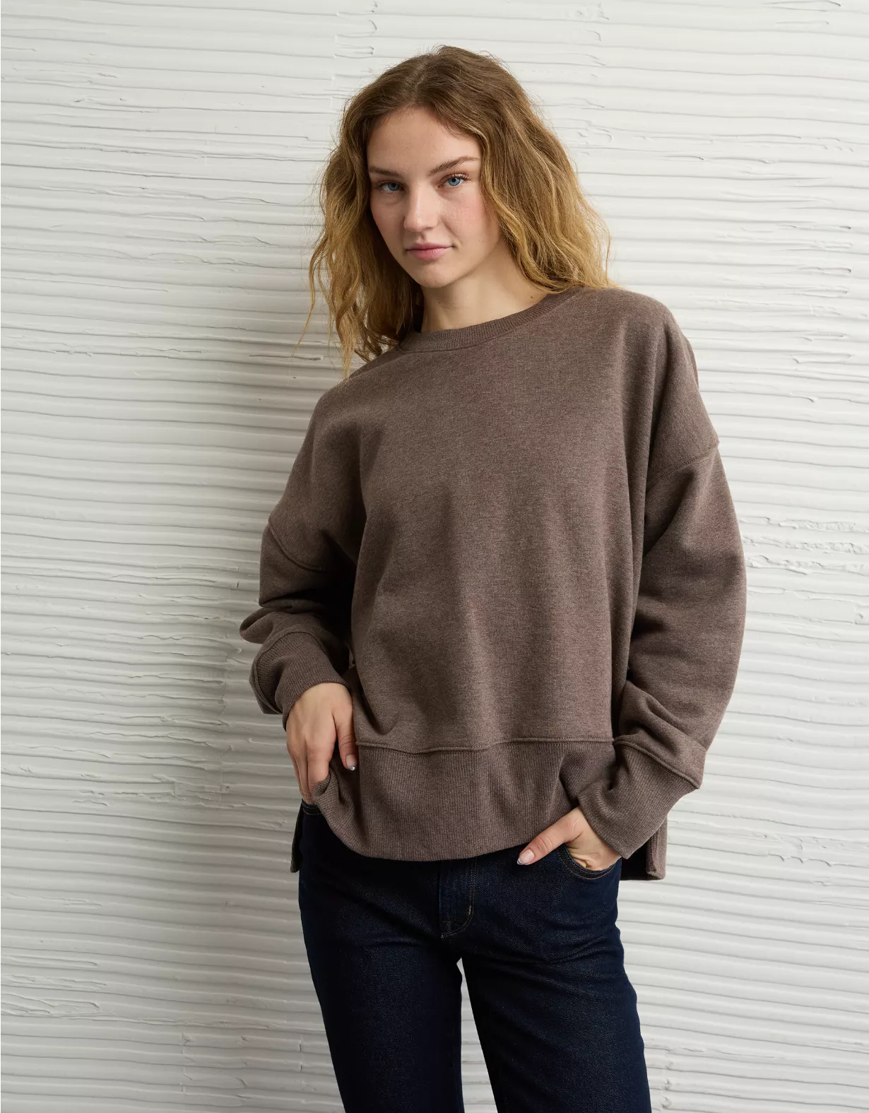 AE Everyday Luxe Oversized Sweatshirt