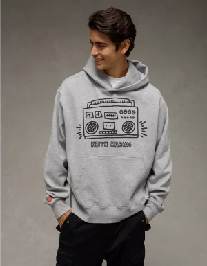 AE Keith Haring Graphic Hoodie