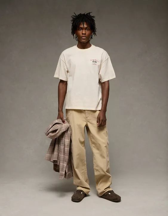 AE Boxy Reindeer Raceway Graphic T-Shirt - Image 5