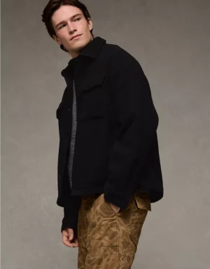 AE Sherpa Fleece Shacket