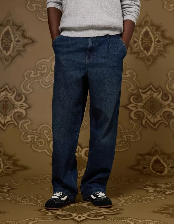 AE x Tru Kolors Pleated Denim Trouser - Image 8