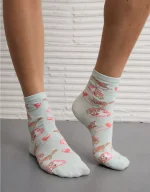 AE Valentine's Day Crew Socks