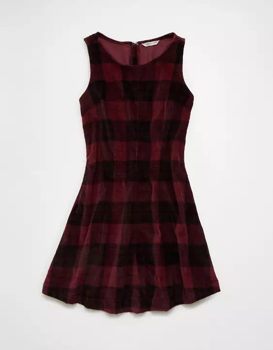 AE Plaid Mini Dress - Image 3