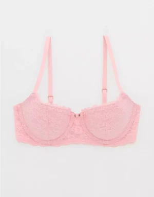 Show Off Vintage Lace Lightly Lined Balconette Bra