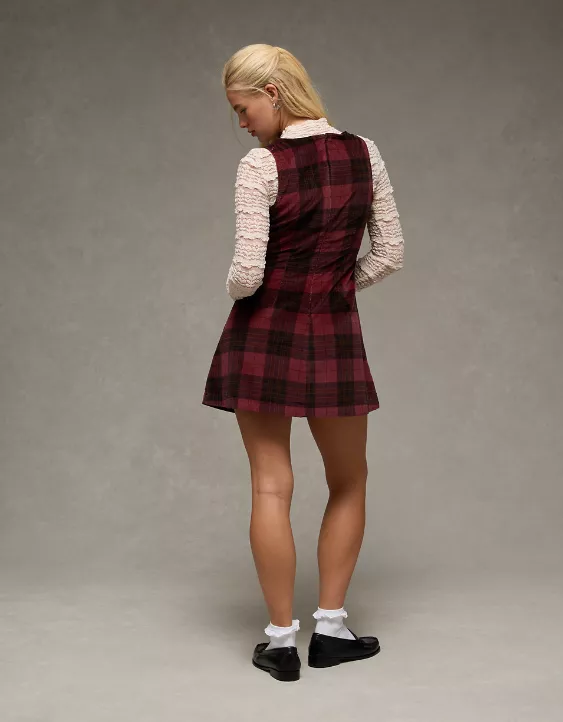AE Plaid Mini Dress - Image 2