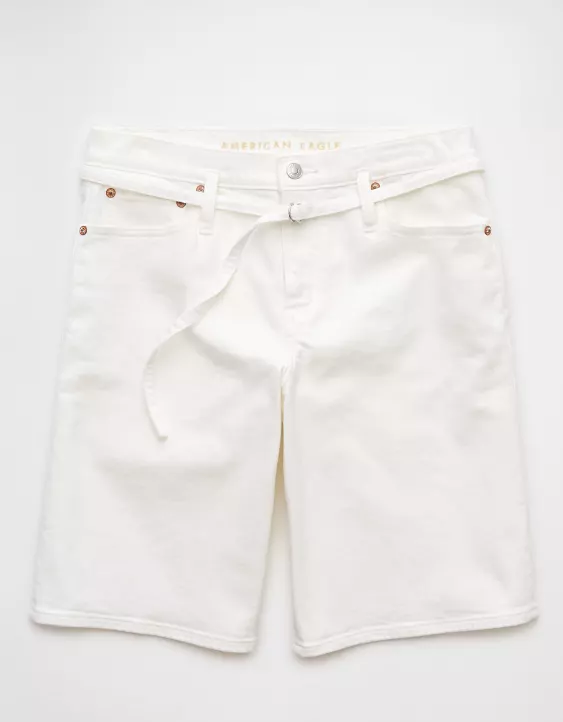 AE 11" Stretch Denim High-Waisted Jort - Image 3