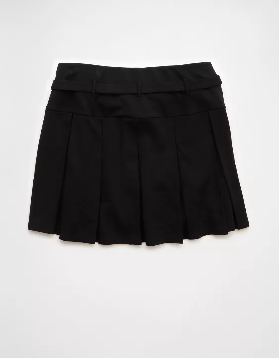 AE It Knit Low-Rise Belted Pleated Skort - Image 4