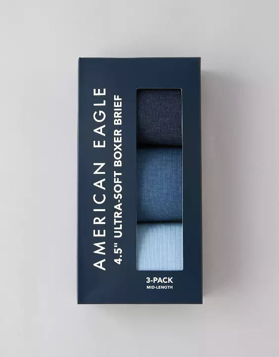 AEO Men's 4.5" Ultra Soft Boxer Brief 3-Pack - Image 2