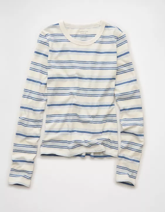 AE Long Sleeve Hey Baby Tee - Image 3