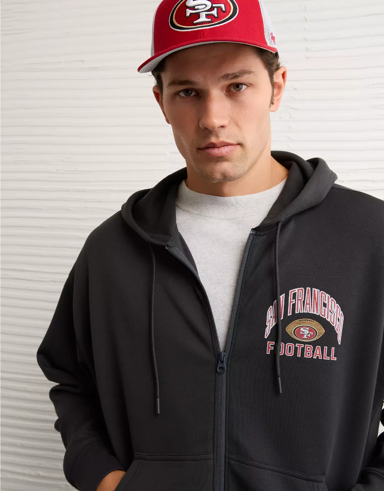 NFL San Francisco 49ers Graphic Zip-Up Hoodie