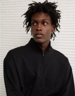 AE 24/7 Boxy Quarter-Zip Sweatshirt