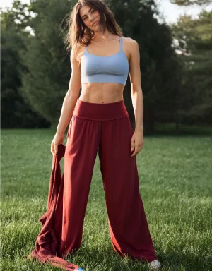 OFFLINE By Aerie Real Me Foldover Super Wide Leg Pant