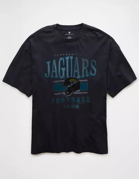 NFL Boxy Jacksonville Jaguars Graphic T-Shirt - Image 3