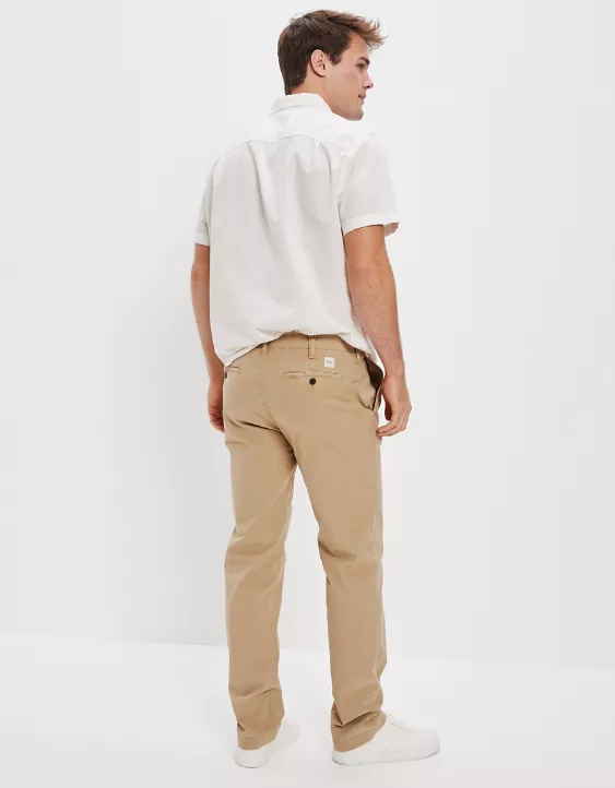AE Flex Athletic Straight Lived-In Khaki Pant - Image 2