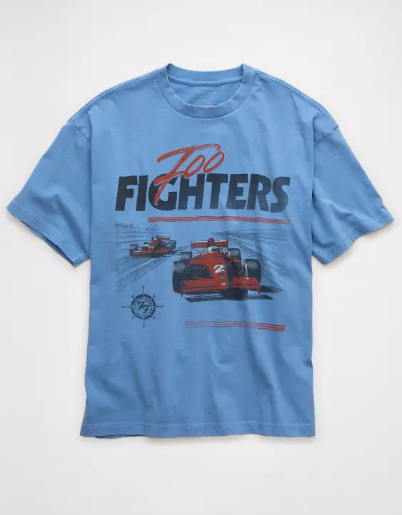 AE Boxy Foo Fighters Graphic T-Shirt - Image 3