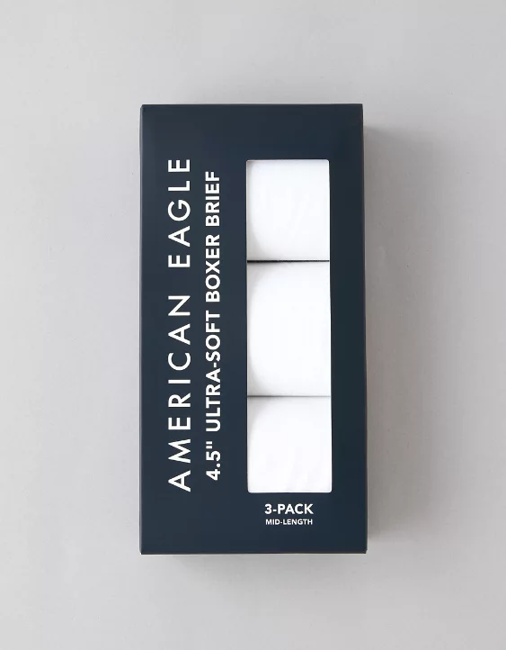 AEO Men's 4.5" Ultra Soft Boxer Brief 3-Pack - Image 2