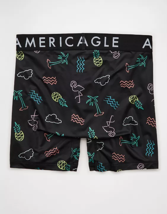 AEO Men's Neon 6" Flex Boxer Brief - Image 4